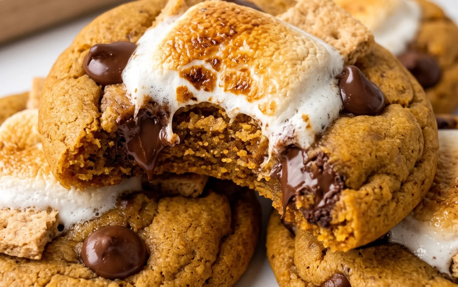 Pumpkin S'mores Cookies