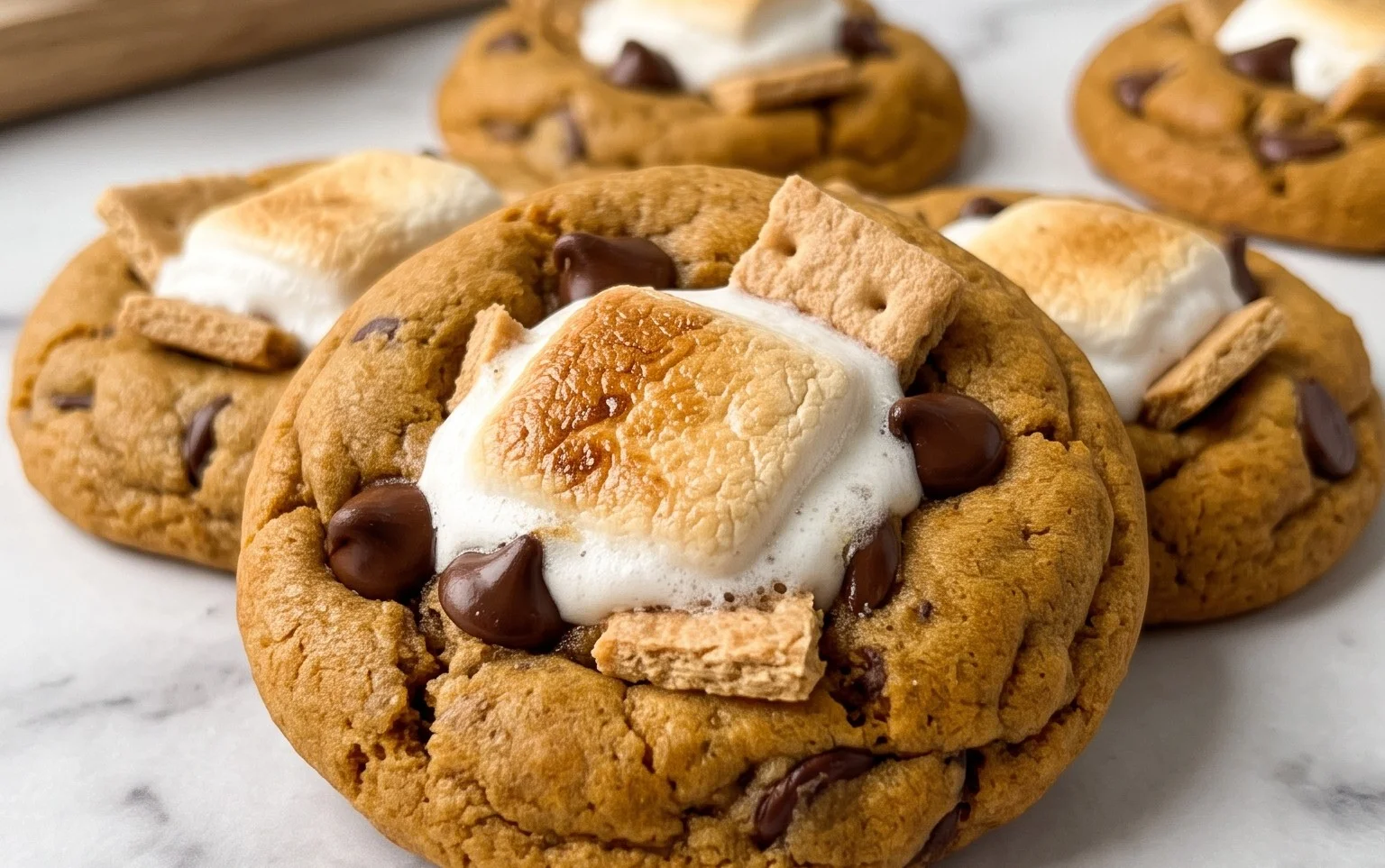 Pumpkin S'mores Cookies