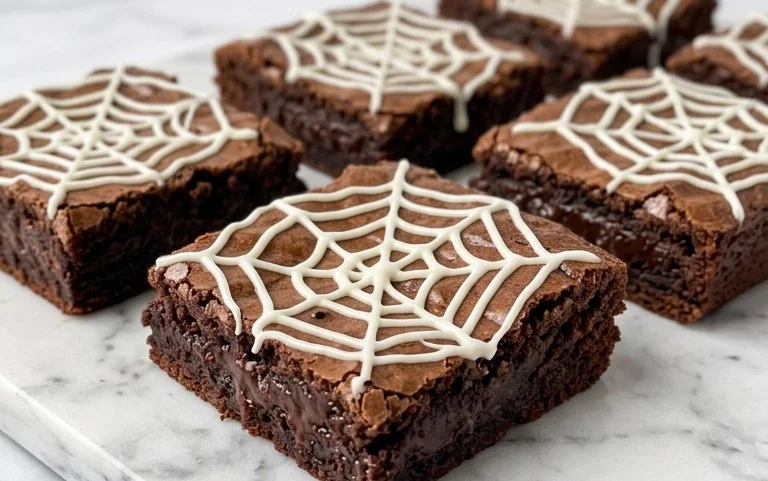 Brownies Toile d&rsquo;Araignée : Recette Facile & Créative