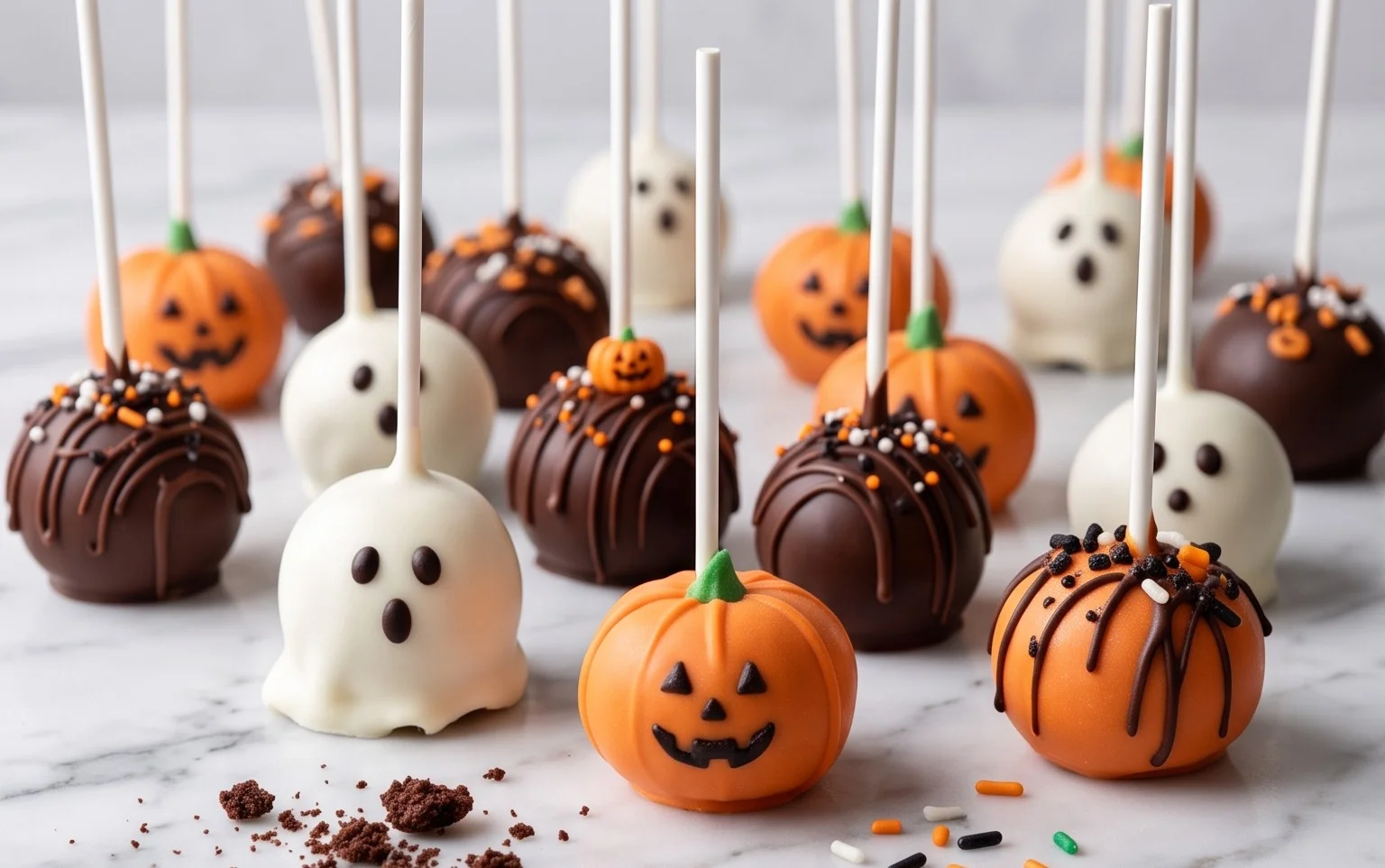 Cake Pops Halloween : Recette Facile & Gourmande