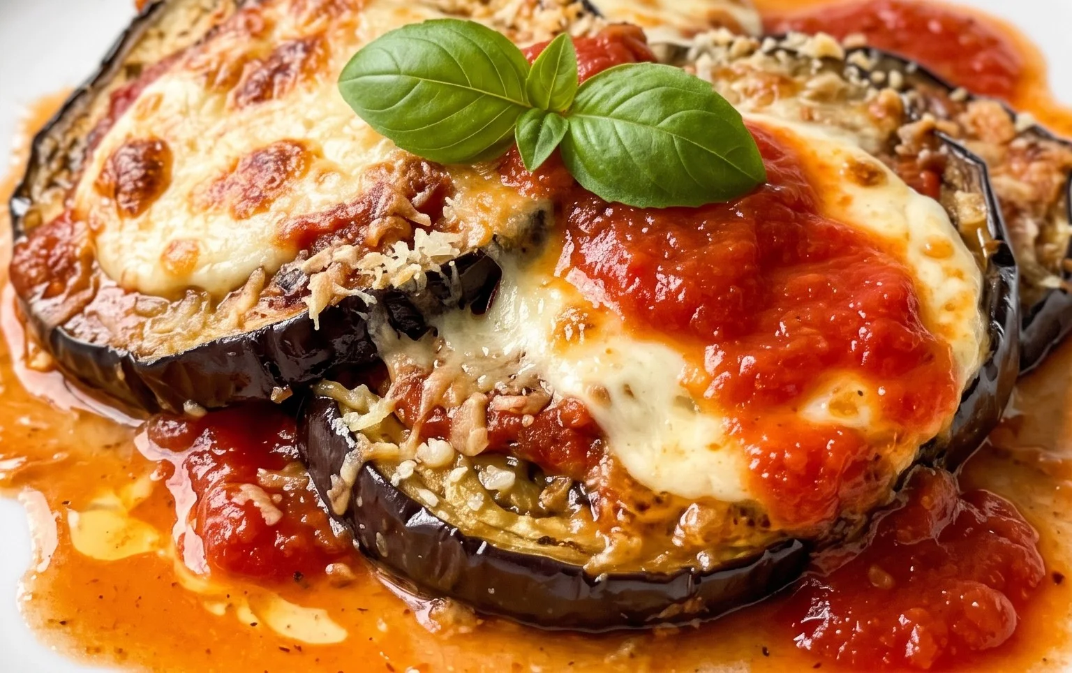 Roasted Eggplant Parmesan (Parmigiana di Melanzane)