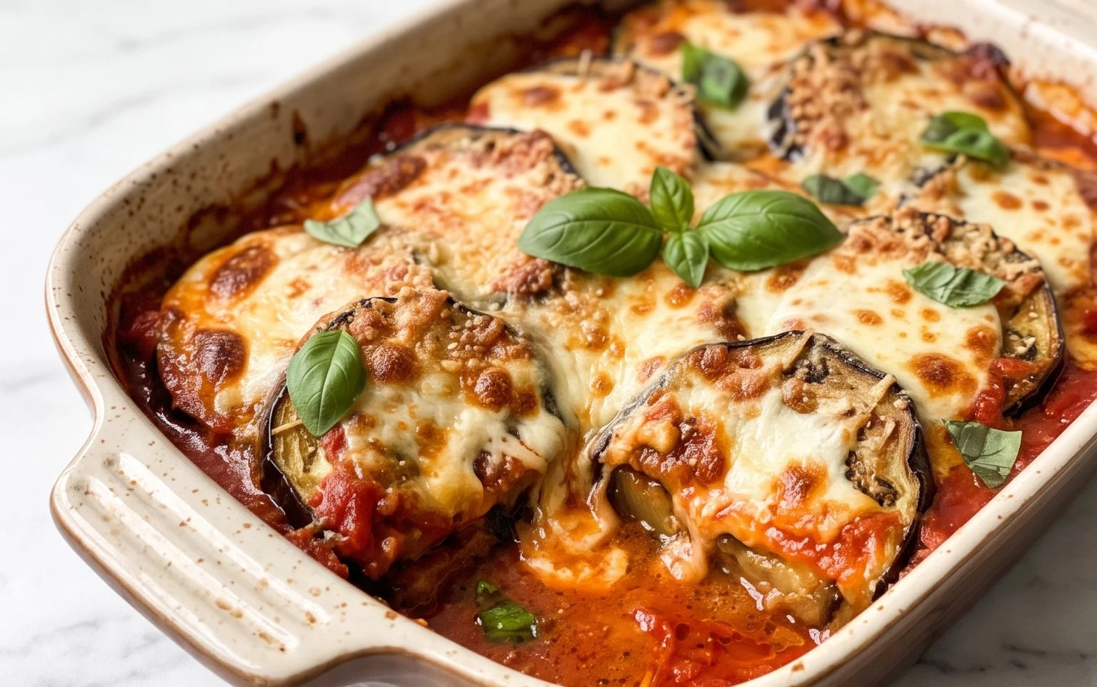 Aubergines Parmesan Rôties: Recette Italienne Facile