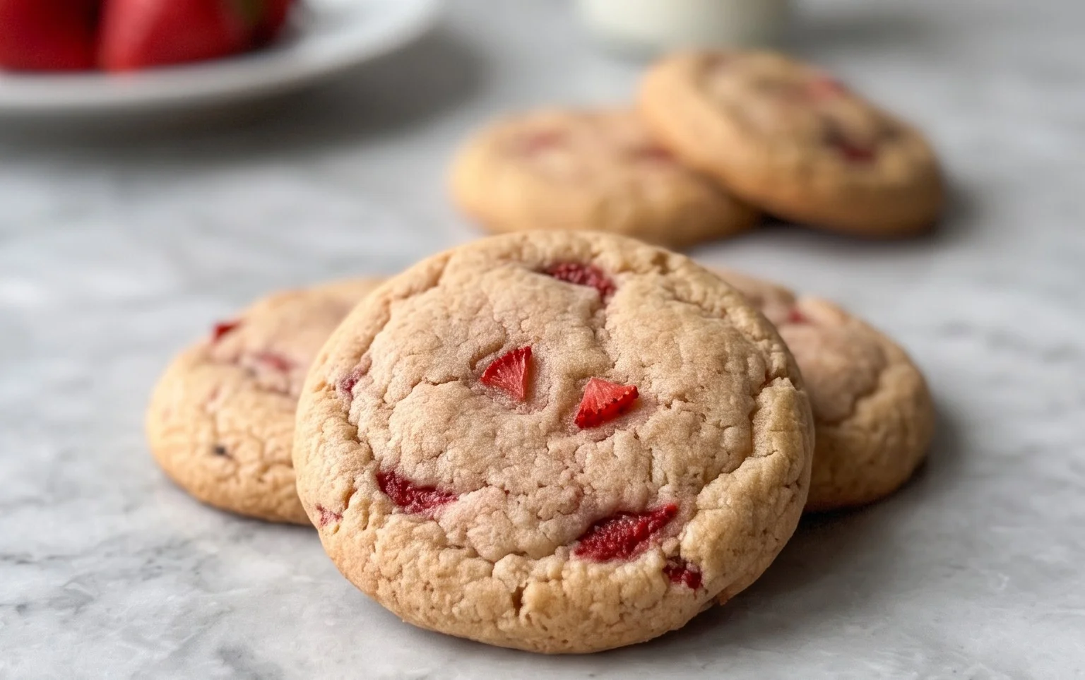 Biscuits Sucre Fraise Vegan : Douceur Fruité & Croustillant