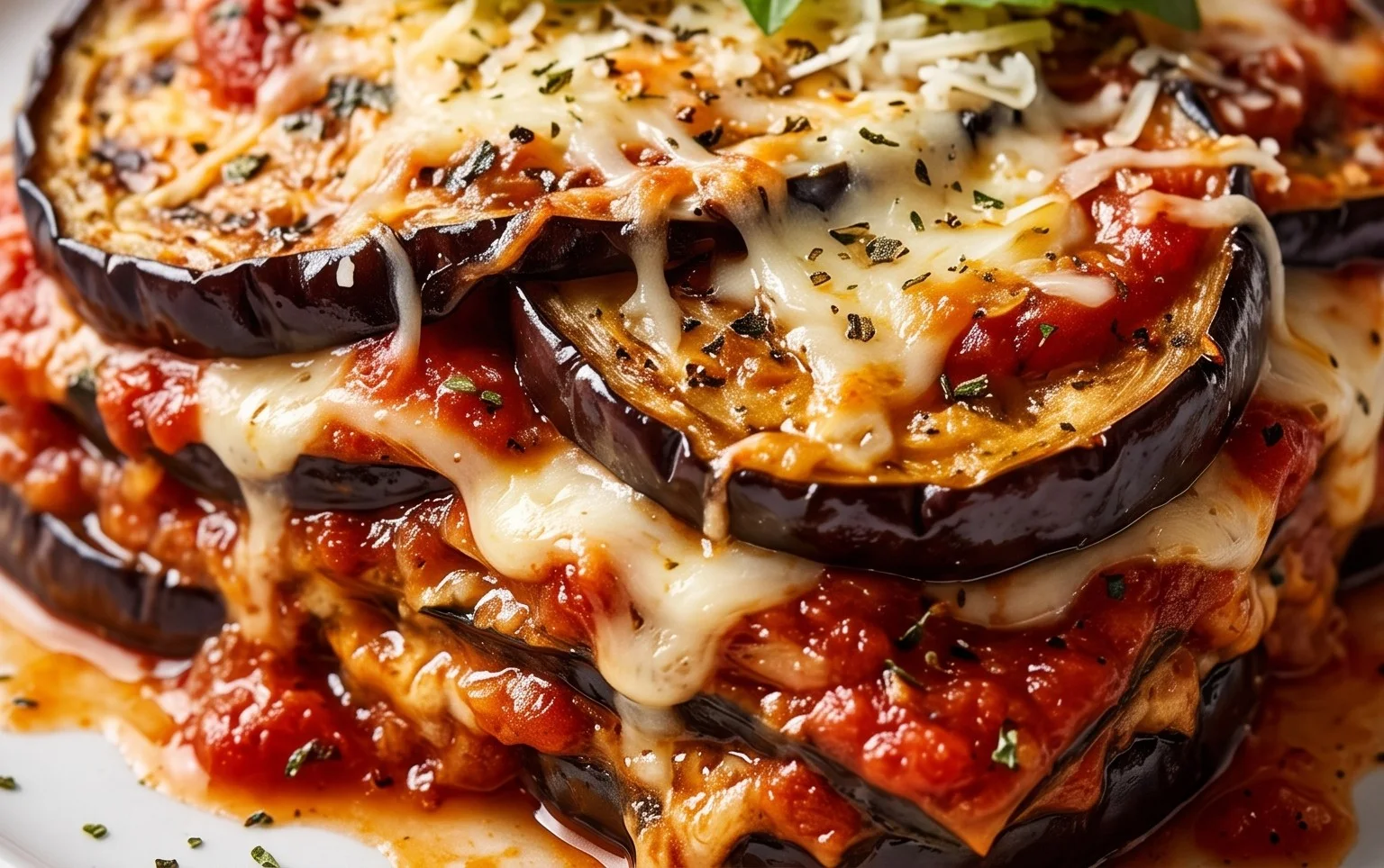Parmigiana d'aubergines version légère