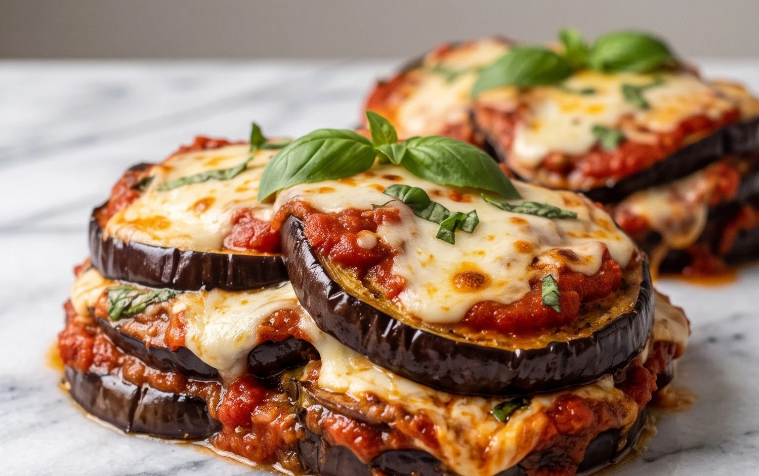 Parmigiana d&rsquo;Aubergine Sans Friture : Recette Facile